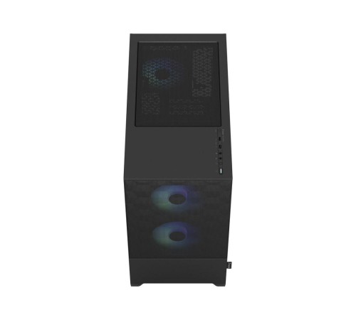 Корпус ПК без блока питания/ Case Fractal Design Pop Mini Air RGB TG Clear Tint, Mini-Tower, 3x120mm RGB, 2xUSB-A 3.2 mATX, mITX Black