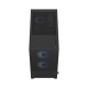 Корпус ПК без блока питания/ Case Fractal Design Pop Mini Air RGB TG Clear Tint, Mini-Tower, 3x120mm RGB, 2xUSB-A 3.2 mATX, mITX Black
