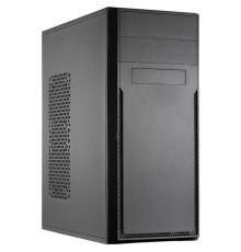 Корпус без блока питания/ Case Foxline FL-302, ATX, 2x5.25EXT, 1x3.5EXT, 4x3.5INT, 2xUSB2.0, HDA, w/o FAN, w/o PSU, NO pwr cord