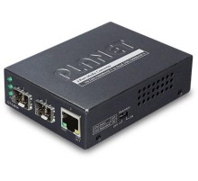 GT-1205A медиа конвертер/ 1-Port 10/100/1000Base-T - 2-Port Gigabit SFP Switch/Redundant Media Converter
