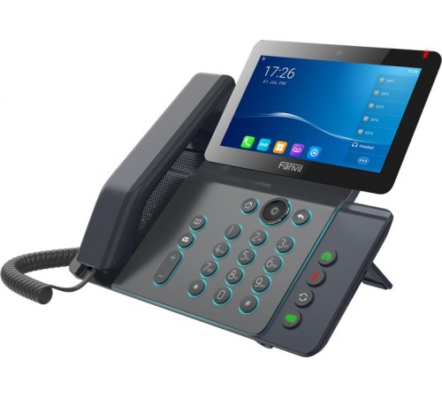 SIP-Телефон Fanvil V67, 20 SIP-акк., 7", 1024x600 Цвет. экран, POE, БП в комп., 2x1 Gbps, Wi-Fi, BT 4.2 SIP-Телефон Fanvil V67, 20 SIP-акк., 7", 1024x600 Цвет. экран, POE, БП в комп., 2x1 Gbps, Wi-Fi, BT 4.2
