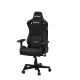 Кресло игровое Anda Seat Kaiser Frontier, цвет черный, размер M (90кг), материал ткань (модель AD12) (Мятая упаковка)