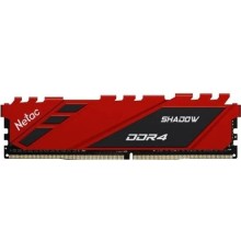 Оперативная память Netac Shadow 8GB DDR4-3600 (PC4-28800) C18 18-22-22-42 1.35V XMP Memory module (DIMM) Red