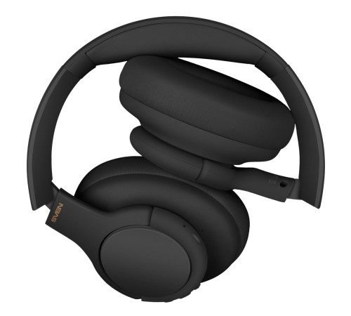 Беспроводные стереонаушники с микрофоном SVEN AP-B800MV, черный (Bluetooth, hybrid ANC, APP, 4 mics 500mAh)