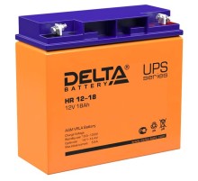 Аккумуляторная батарея Delta Аккумуляторная батарея для ИБП HR 12-18 (12V/18Ah)