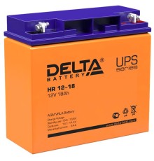 Аккумуляторная батарея Delta Аккумуляторная батарея для ИБП HR 12-18 (12V/18Ah)