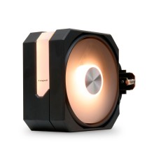 Кулер для процессора/ CPU Cooler HSPD A116 BLACK ARGB (250W, 4-pin PWM, 155mm, Al/Cu, 6x6mm, ARGB, 1x120mm, 68CFM, 25dBA, 1650RPM, S: 1851/1700/1200/20XX/115X/13XX, AM5/AM4/AM3/AM2/AM3+/AM2+/FM2/FM1, black)