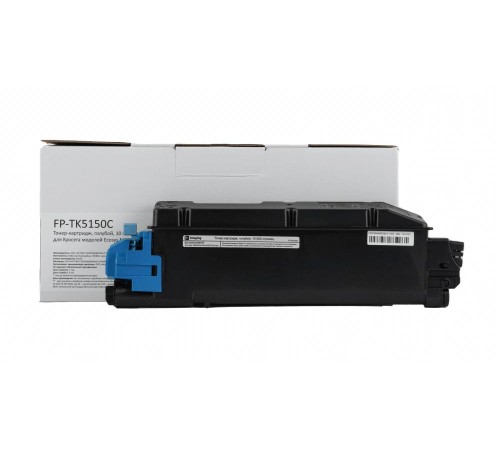 Тонер-картридж F+ imaging, голубой, 10 000 страниц, для Kyocera моделей Ecosys M6035cidn/M6535cidn (аналог TK-5150C /1T02NSCNL0), FP-TK5150C (Вскрытая упаковка)