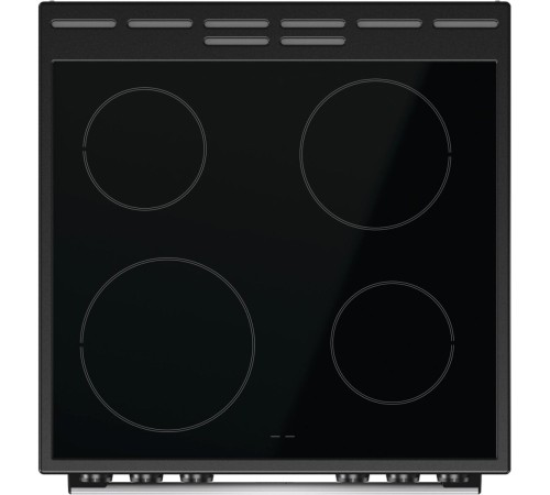 Плита GORENJE/ Тип плиты: электрическая, Тип варочной поверхности: стеклокерамическая, Цвет: серый, Ширина, см: 60