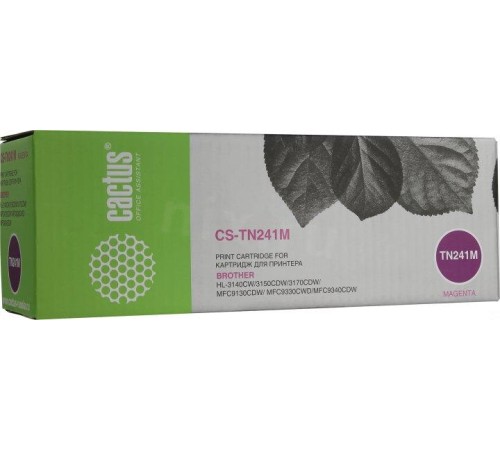 -/ Картридж лазерный Cactus CS-TN241M TN-241M пурпурный (1400стр.) для Brother HL-3170CDW