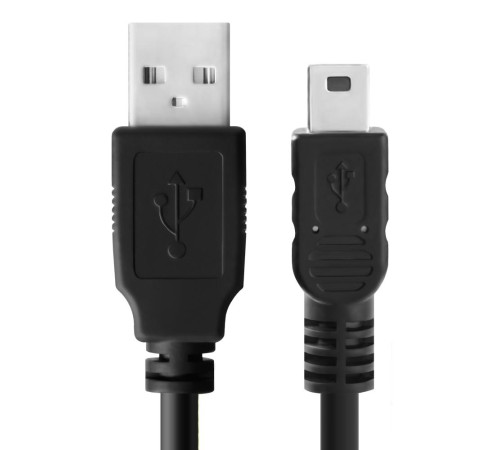 Greenconnect Кабель 0.3m USB 2.0, AM/mini 5P, черный, 28/28 AWG, экран, армированный, морозостойкий, GCR-UM2M5P-BB2S-0.3m Greenconnect Кабель 0.3m USB 2.0, AM/mini 5P, черный, 28/28 AWG, экран, армированный, морозостойкий, GCR-UM2M5P-BB2S-0.3m