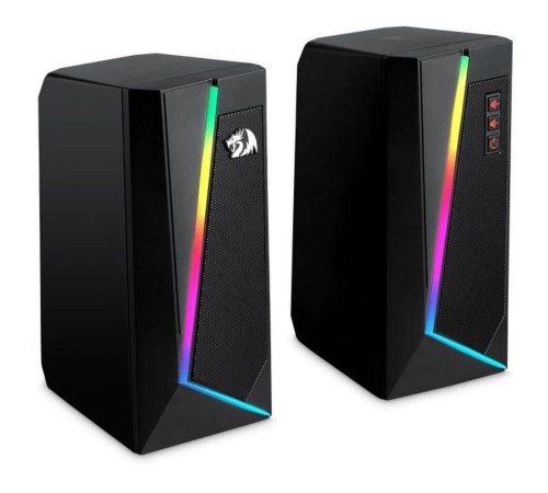 Redragon Акустическая 2.0 система Anvil черный, 6 Вт, питание от USB Redragon Акустическая 2.0 система Anvil черный, 6 Вт, питание от USB