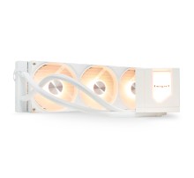 Водяное охлаждение для процессора/ Water Cooling System HSPD W1360 ARGB WHITE (300, 360mm, White, ARGB/ Fans: 3x120mm, 71CFM, 27dBA, 1800RPM/ Pump height 62mm, 30dBA, 2500RPM, Rad thickness 27mm/ S: 1851, 1700, 1200, 20XX, 115X, AM5, AM4)