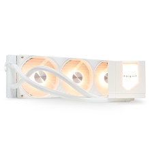 Водяное охлаждение для процессора/ Water Cooling System HSPD W1360 ARGB WHITE (300, 360mm, White, ARGB/ Fans: 3x120mm, 71CFM, 27dBA, 1800RPM/ Pump height 62mm, 30dBA, 2500RPM, Rad thickness 27mm/ S: 1851, 1700, 1200, 20XX, 115X, AM5, AM4)