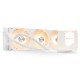 Водяное охлаждение для процессора/ Water Cooling System HSPD W1360 ARGB WHITE (300, 360mm, White, ARGB/ Fans: 3x120mm, 71CFM, 27dBA, 1800RPM/ Pump height 62mm, 30dBA, 2500RPM, Rad thickness 27mm/ S: 1851, 1700, 1200, 20XX, 115X, AM5, AM4)