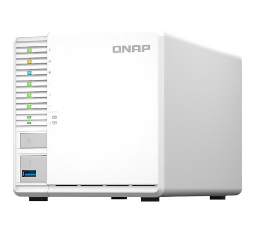 Сетевое хранилище без дисков/ SMB QNAP TS-364-4G NAS 3 HDD, 4-core Intel Celeron N5105/N5095 2.0 up to 2.9 GHz, 4 GB RAM (1x4 GB) up to 16 GB (2x8GB), 2.5 Gigabit Ethernet, 2xUSB 3.2 Gen 2 (10Gbps), 1xUSB 3.2 Gen 1, 2xM.2 PCIe Gen 3 x2 slots Сетевое хранилище без дисков/ SMB QNAP TS-364-4G NAS 3 HDD, 4-core Intel Celeron N5105/N5095 2.0 up to 2.9 GHz, 4 GB RAM (1x4 GB) up to 16 GB (2x8GB), 2.5 Gigabit Ethernet, 2xUSB 3.2 Gen 2 (10Gbps), 1xUSB 3.2 Gen 1, 2xM.2 PCIe Gen 3 x2 slots