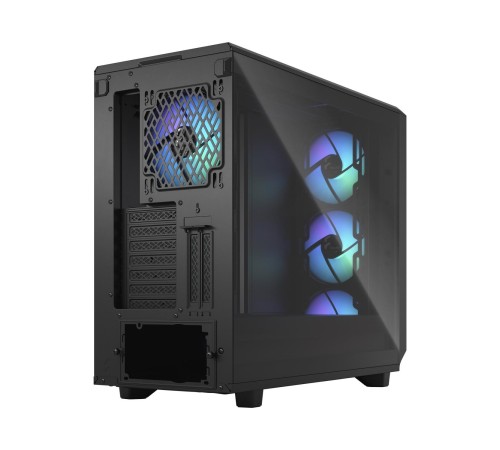 Корпус ПК без блока питания/ Case Fractal Design Meshify 2 RGB TG Light Tint, Midi-Tower, 4x140mm RGB, 2xUSB-A 3.2 + 1xUSB 3.2 Type-C E-ATX, ATX, mATX, mITX Black