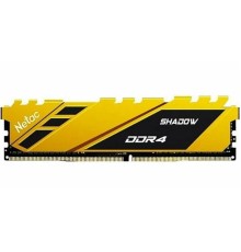 Оперативная память Netac Shadow 16GB DDR4-2666 (PC4-21300) C19 19-19-19-43 1.2V Memory module (DIMM) Yellow
