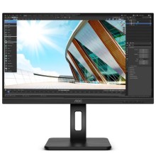 Монитор 23,8" AOC 24P2Q 1920x1080, LED, 16:9, IPS, 250cd, 1000:1, 50M:1, 4ms, 178/178, D-Sub, DVI, HDMI, DP, 4*USB3.2, 75Hz, Speakers, HAS, Pivot, Tilt, Swivel, Внут, VESA, (существенное повреждение коробки)