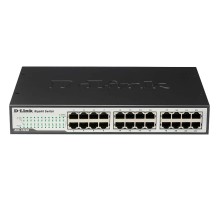 Коммутатор/ DES-1024D Unmanaged Switch 24x100Base-TX, metal case