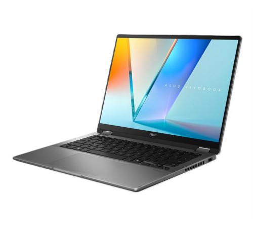 Ноутбук ASUS Vivobook 14 Flip TP3407SA-QL055W Intel Core Ultra 7 256V/16GB LPDDR5X 16GB/1TB SSD/Intel Arc Graphics/14" OLED WUXGA (1920 x 1200) TOUCH WiFi 7+BT 5.4/ WIN11 HOME/1.33 kg/Matte Gray/Stylus