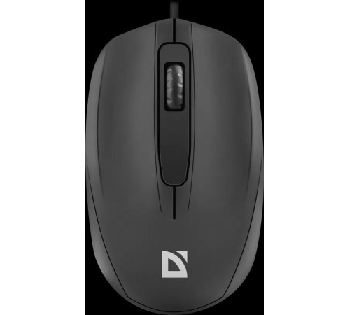 Defender Проводная оптическая мышь Alpha MB-507 черн,3D,бесшумная,1,8м