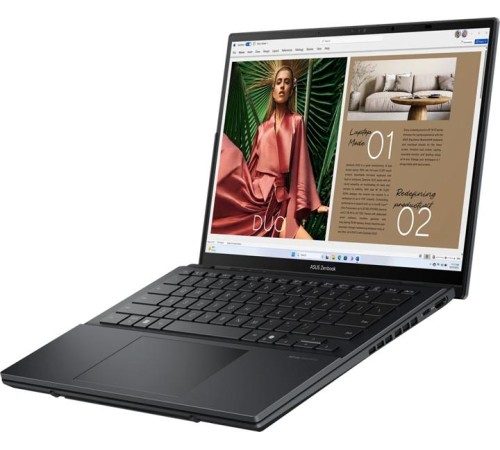 Ноутбук ASUS Zenbook Duo UX8406CA-QL221W Intel Core Ultra 7 255H/16GB 1TB/Intel Arc Graphics/14"FHD(1920 x 1200)OLED 16:10/WiFi 7+BT 5.4/WIN11 HOME/1.39 kg/Inkwell Gray/Stylus+Sleeve