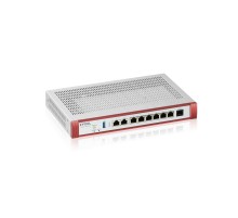 Межсетевой экран/ Межсетевой экран Zyxel USG FLEX 200HP, Rack, 1xRJ-45: 1/2.5G (LAN/WAN), 1xRJ-45: 1/2.5G PoE+ (LAN/WAN), 6xRJ-45: 1G (LAN/WAN), 1xUSB3.0 **