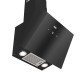 Вытяжка Franke/ Best, Вытяжка наклонная REFLECT 60 BK, 60 см, 750 м3/ч, сенсорное управление, LED освещение, 66 дБ, Угольный фильтр Ф-10 (опция), цвет черный