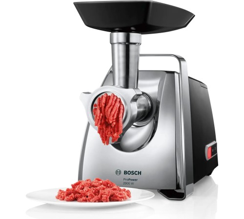 Мясорубка BOSCH/ Мясорубка 700Вт, 3.5 кг/мин, реверс, насадки: шинковка, кеббе, колбас Мясорубка BOSCH/ Мясорубка 700Вт, 3.5 кг/мин, реверс, насадки: шинковка, кеббе, колбас
