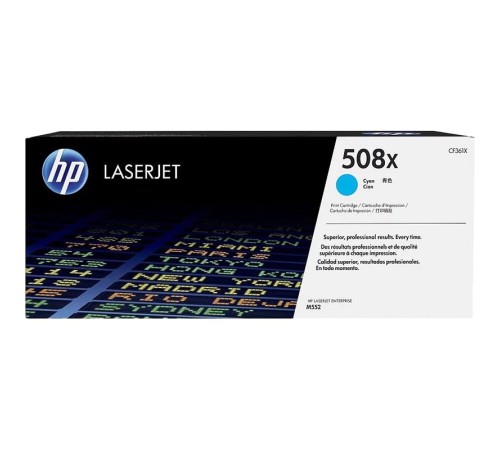 Тонер-картридж/ HP 508X High Yield Cyan Original LaserJet Toner Cartridge Тонер-картридж/ HP 508X High Yield Cyan Original LaserJet Toner Cartridge