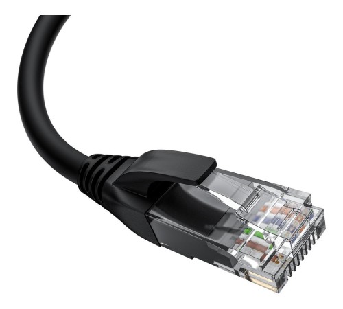 GCR Патч-корд прямой 7.5m UTP кат.5e, черный, верхний угол, литой, ethernet high speed, RJ45, T568B GCR Патч-корд прямой 7.5m UTP кат.5e, черный, верхний угол, литой, ethernet high speed, RJ45, T568B