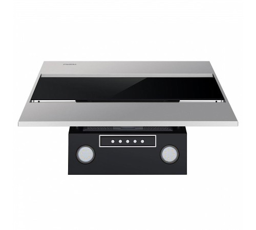 ВЫТЯЖКА MAUNFELD/ Кухонная вытяжка BRIDGE 60 INOX Glass Black , Тип: подвесная, Цвет: нержавеющая сталь/черное стекло, Управление: кнопочное, Ширина, мм: 600, Полная потребляемая мощность, Вт: 190 Количество скоростей: 3 Максимальная производительность, м