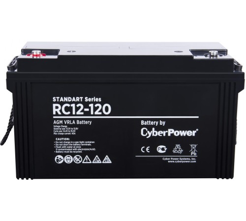 Аккумуляторная батарея SS CyberPower RC 12-120 / 12 В 120 Ач Аккумуляторная батарея SS CyberPower RC 12-120 / 12 В 120 Ач