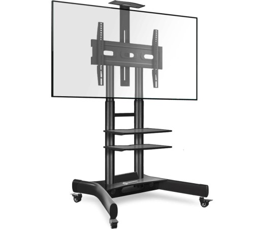 ONKRON мобильная стойка для ТВ и профессиональных дисплеев 40"-70", макс 45.5кг, чёрная TS1552 ONKRON мобильная стойка для ТВ и профессиональных дисплеев 40"-70", макс 45.5кг, чёрная TS1552