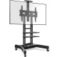 ONKRON мобильная стойка для ТВ и профессиональных дисплеев 40"-70", макс 45.5кг, чёрная TS1552