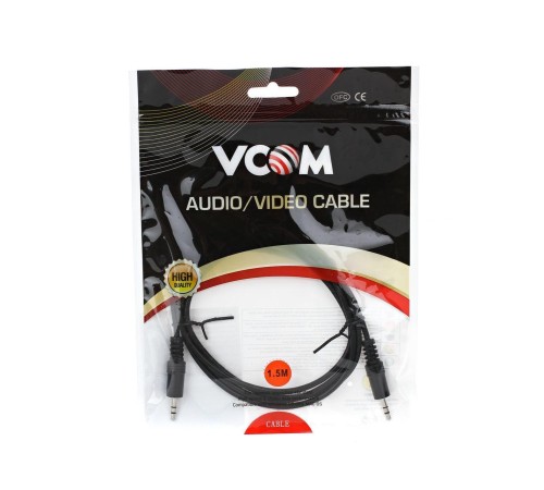 Кабель/ Кабель соединительный 3.5 Jack (M) - 3.5 Jack (M), стерео, аудио, 1.5м VCOM <VAV7175-1.5M>