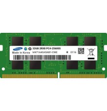 Память оперативная/ Samsung DDR4 32GB UNB SODIMM 3200, 1.2V