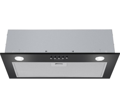 ВЫТЯЖКА MAUNFELD CROSBY SINGL 60 BLACK/ Полновстраиваемая, 60см, 850 м3, кнопочное управление, LED, площадь кухни до 30м2, опция: угольный фильтр CF140C-2шт, черная