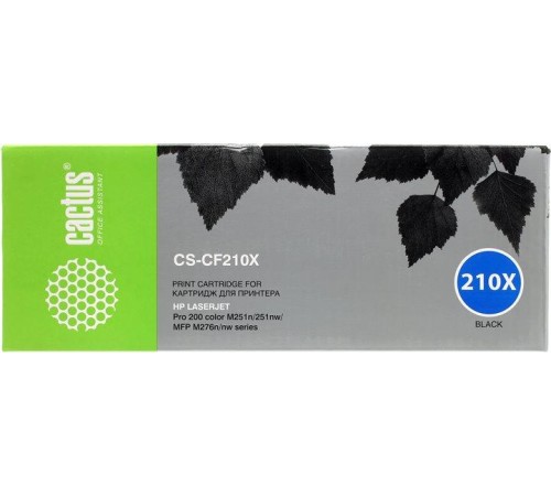 -/ Картридж лазерный Cactus CS-CF210X CF210X черный (2400стр.) для HP LJ Pro M251/M276