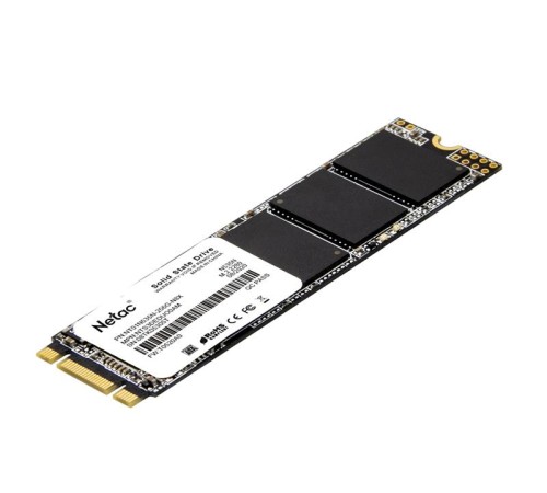 SSD накопитель Netac SSD N535N 256GB M.2 2280 SATAIII 3D NAND, R/W up to 540/490MB/s, TBW 140TB, 3y wty SSD накопитель Netac SSD N535N 256GB M.2 2280 SATAIII 3D NAND, R/W up to 540/490MB/s, TBW 140TB, 3y wty