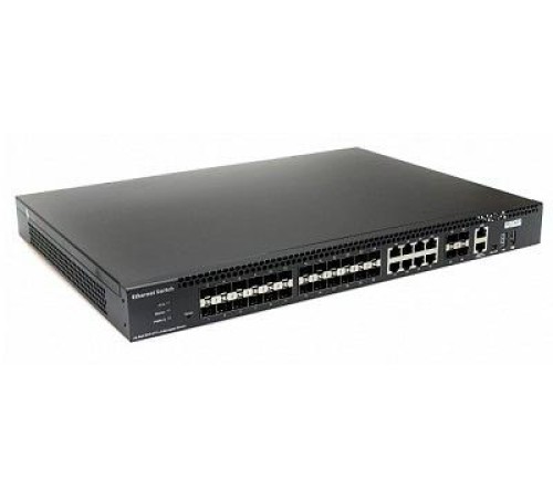 Коммутатор/ OSNOVO Управляемый (L3) гигабитный коммутатор, 16*SFP 1000 Base-X, 8xGE Combo (RJ45 + SFP), 4*10G SFP+ Uplink