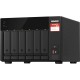 Сетевое хранилище без дисков/ SMB QNAP TVS-675-8G NAS, 6-tray w/o HDD, 2xM.2 SSD Slot, 1xHDMI-port. CPU 8-сore 64-bit x86 KX-U6580 2.5 GHz , 8GB DDR4 (1 x 8GB) up to 64GB (2 x 32GB), 2x 2.5 Gigabit LAN