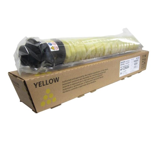 Тонер-картридж тип MP C2503H желтый/ PRINT CARTRIDGE YELLOW MP C2503H Тонер-картридж тип MP C2503H желтый/ PRINT CARTRIDGE YELLOW MP C2503H
