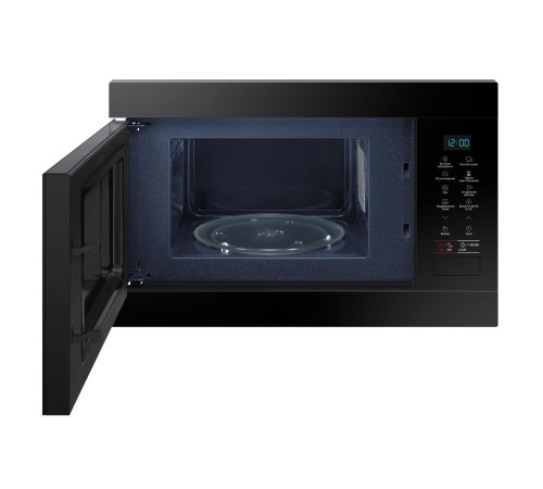 встраиваемая микроволновая печь Samsung Built-in microwave oven; product dimensions (WxHxD) 595x380x306 mm; 22 liters. ; Bioceramics; Output power (microwaves) 850 watts