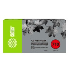 -/ Картридж струйный Cactus CS-PFI710MBK черный матовый (700мл) для Canon imagePROGRAF TX-2000/TX-3000/