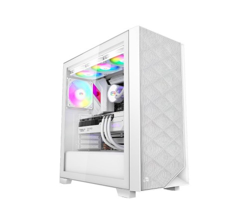 Корпус без блока питания/ Case PCCooler C3D510 WH ARGB, Midi-Tower, TG, Mesh, 3x120mm ARGB, 2xUSB-A 3.0, E-ATX, ATX, mATX, mITX White Корпус без блока питания/ Case PCCooler C3D510 WH ARGB, Midi-Tower, TG, Mesh, 3x120mm ARGB, 2xUSB-A 3.0, E-ATX, ATX, mATX, mITX White
