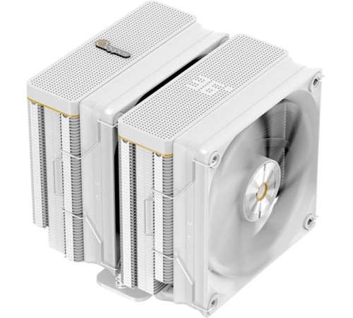 Кулер для процессора Ocypus Iota A62 WH, 2x120mm FAN, Display Panel, 6 HEAT PIPES, 4-PIN PWM, 500-2000 RPM, 29DBA, FDB, LGA115X/1200/1700/18XX, AM4/AM5
