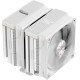 Кулер для процессора Ocypus Iota A62 WH, 2x120mm FAN, Display Panel, 6 HEAT PIPES, 4-PIN PWM, 500-2000 RPM, 29DBA, FDB, LGA115X/1200/1700/18XX, AM4/AM5