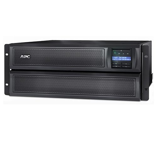Источник бесперебойного питания APC Smart-UPS X 3000VA/2700W, RM 4U/Tower, Ext. Runtime, Line-Interactive, LCD, Out: 220-240V 8xC13 (3-gr. switched) 2xC19, SmartSlot, USB, COM, EPO, HS User Replaceable Bat, Black, 1 year warranty